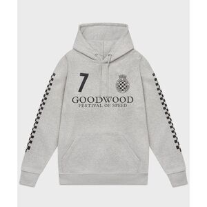 Goodwood Festival of Speed Chequerboard Hoodie Grey Racing Stirling Moss Medium